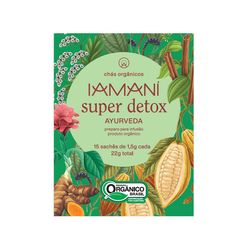 Chá IAMANÍ Super Detox Orgânico Com 15 Sachês 22g