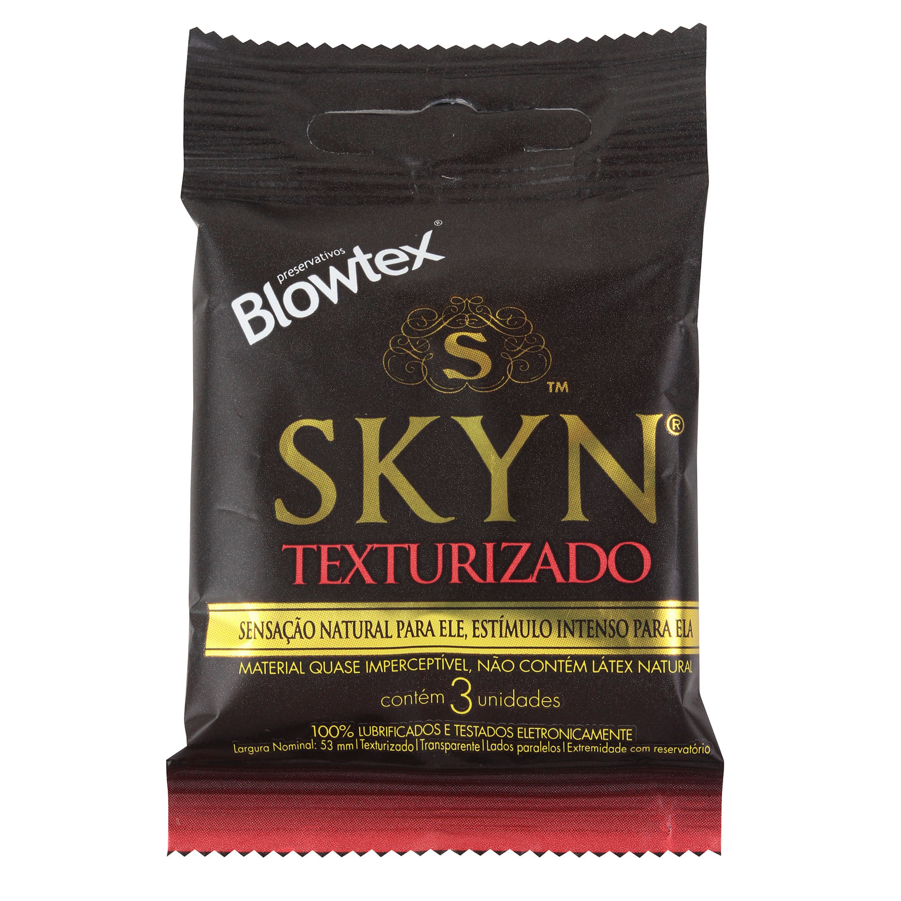 Preservativo Skyn Sem Latex Texturizado Com 3 Unidades - Angeloni  Supermercado