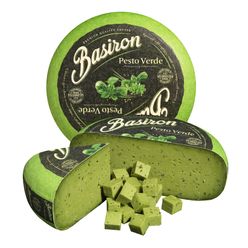 Queijo Ao Pesto Verde Veldhuyzen Veldhuyzen Pedaço Kg