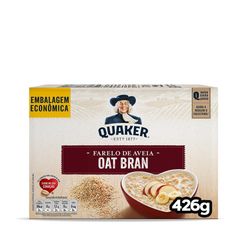 Farelo de Aveia QUAKER Oat Bran 426g Embalagem Econômica