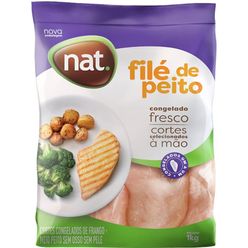 Filé de Peito Frango NAT IQF 1kg