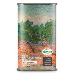 Azeite de Oliva Italiano MONINI Van Gogh Museum Olive Trees Evoo Extra Virgem 500ml