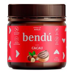 Pasta de Avelã BENDU com Cacau Sem Glúten e Sem Lactose 450g