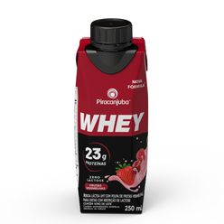 Bebida Láctea PIRACANJUBA Whey Frutas Vermelhas 23g de Proteína Zero Lactose 250ml