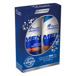 Shampoo Head & Shoulders Men Prevenção Contra Queda Com 2 Unidades 200ml Cada Desconto Especial