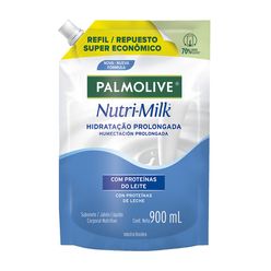 Refil Sabonete Líquido PALMOLIVE Nutri Milk com Proteínas do Leite 900ml Super Econômico