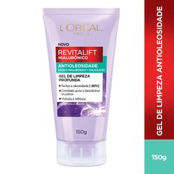 Gel Limpeza Profunda Facial LOREAL Revitalift Hialurônico Pele Mista a Oleosa 150g