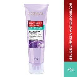 Gel de Limpeza Profunda Facial LOREAL Revitalift Hialurônico Pele Mista a Oleosa 80g