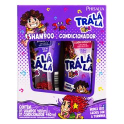 Kit TRÁ LÁ LÁ Cachos Definidos Shampoo 480ml + Condicionador 480ml