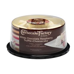 Cheesecake THE CHEESECAKE FACTORY Americana Chocolate Branco Trufado de Framboesa 690g