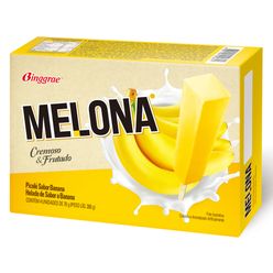 Picolé MELONA Banana com 4 280g