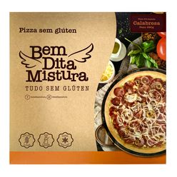 Pizza BEM DITA MISTURA Calabresa sem Glúten e sem Lactose Congelada 690g