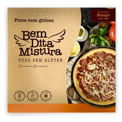 Pizza BEM DITA MISTURA Frango sem Glúten e sem Lactose Congelada 750g