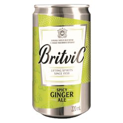 Refrigerante BRITVIC Spicy Ginger Ale 220ml