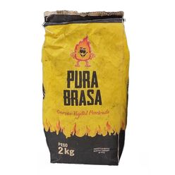 Carvão Pura Brasa Pacote 2kg