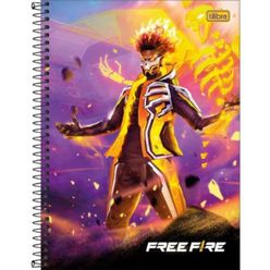 Caderno TILIBRA Free Fire Universitário 1 Matéria com 80 Folhas