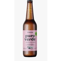 Kombucha PURO VERDE Abacaxi com Hibisco Sem Glúten, Sem Lactose 350ml