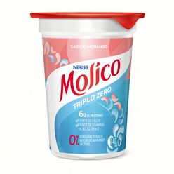 Iogurte MOLICO Morango Triplo Zero 6g de Proteínas 140g