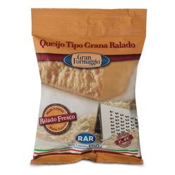 Queijo Gran Formaggio Rar Ralado Fresco 100g