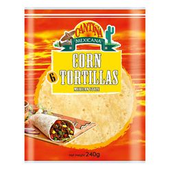Tortillas CANTINA MEXICANA Mexican Style com 6 Unidades 240g