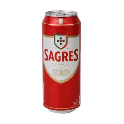 Cerveja Portuguesa Sagres Lager 500ml