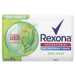 Sabonete REXONA Antibacterial Erva Doce 84g