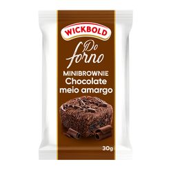 Minibrownie WICKBOLD do Forno Chocolate Meio Amargo 30g