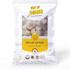 Pão de Queijo VIN DI MINAS Tradicional Congelado 1Kg