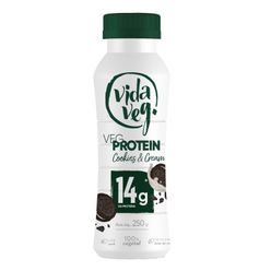 Iogurte VIDA VEG Protein Cookies & Cream 14g de Proteína 250g