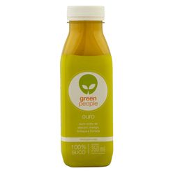 Suco GREENPEOPLE Ouro Abacaxi, Manga, Linhaça e Hortelã Resfriado 350ml