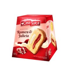 Panettone CASA SUIÇA Romeu & Julieta Goiabada e Queijo 500g