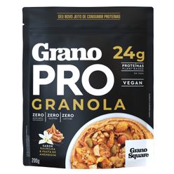 Granola GRANO SQUARE Proteíca Baunilha e Pasta de Amendoim 200g