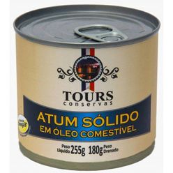 Atum TOURS em Óleo Sólido 180g