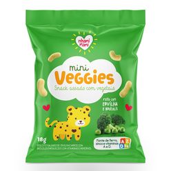 Snack NHAMI MAMI Mini Veggies Ervilha e Brócolis 18g