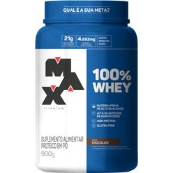 Whey MAX TITANIUM 100% Chocolate 900g