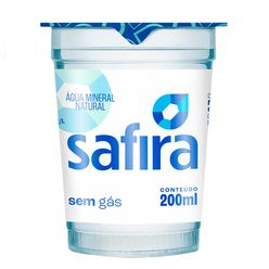 Água Mineral SAFIRA sem Gás 200ml