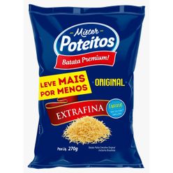 Batata Palha MISTER POTEITOS Premium Original Extrafina sem Glúten 270g