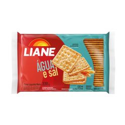 Biscoito LIANE Água e Sal sem Lactose 330g