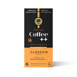 Café COFFEE++ Clássico com 10 Unidades 50g