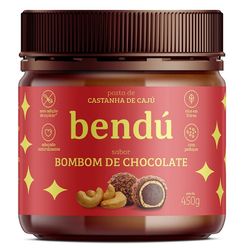 Pasta de Castanha de Cajú BENDÚ Bombom de Chocolate Zero Adição de Açúcar 450g