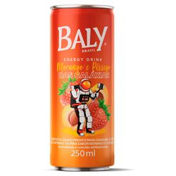 Bebida Energética BALY Morango e Pêssego 250ml