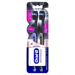 Escova Dental ORAL-B Sensitive Indicator Black Extra Macia 35 com 2 Unidade