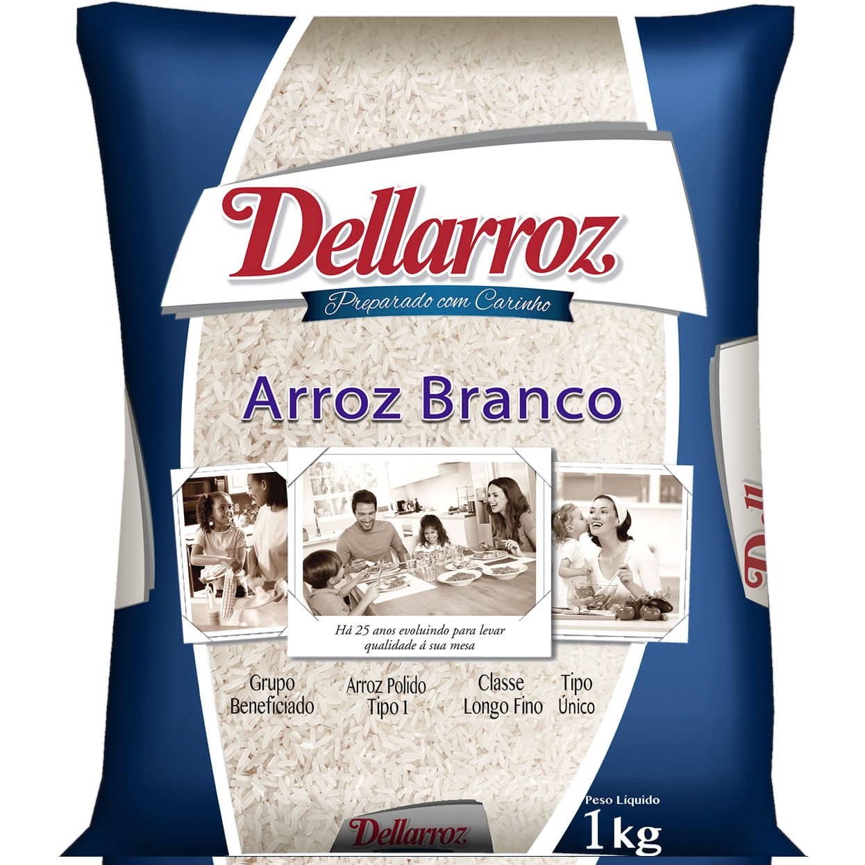 Arroz Branco DELLARROZ Tipo 1 1kg