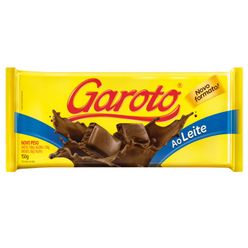 GAROTO ao leite barra 150g