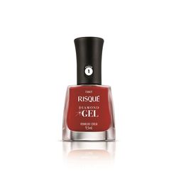 Esmalte Gel RISQUÉ Diamond Cremoso Vermelho Cereja 9.5ml