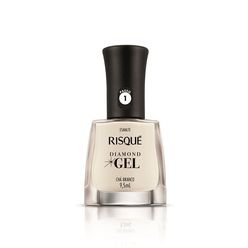 Esmalte Gel RISQUÉ Diamond Chá Branco Claro 9.5ml
