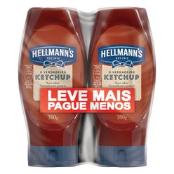 Ketchup HELLMANN'S Tradicional com 2 Unidades de 380g Leve + Pague -