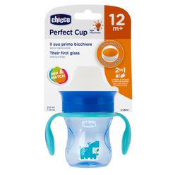 Copo CHICCO Perfect Cup 12M+ Azul 200ml