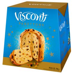 Panettone VISCONTI Frutas Cristalizadas e Uvas Passas 750g