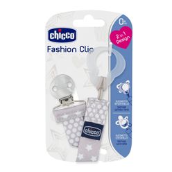 Prendedor Chupeta CHICCO Fashion Clip Neutro 0+
